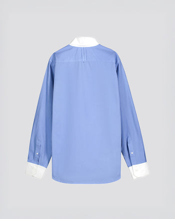 BICOLOR BLUE SHIRT