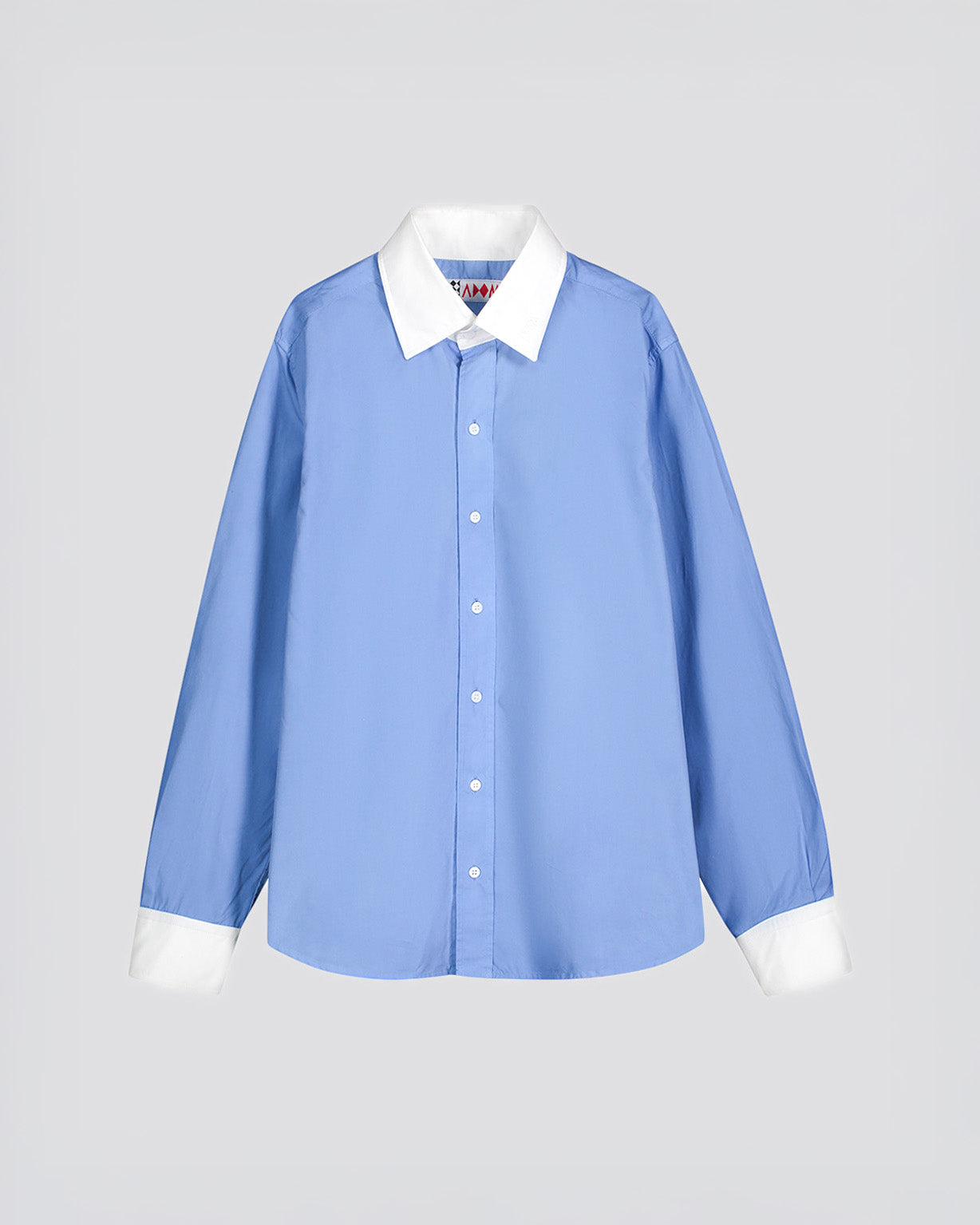 BICOLOR BLUE SHIRT