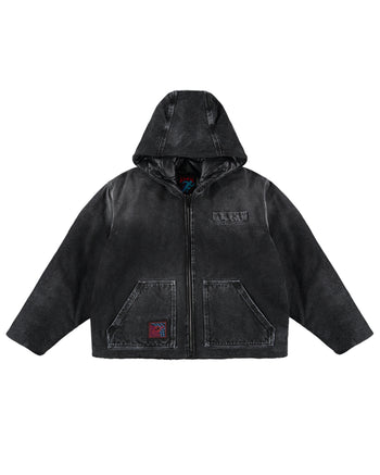BLACK CANVAS REVERSIBLE JACKET