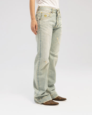 LIGHT FLARED RING JEANS