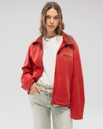 RED MARFY JACKET