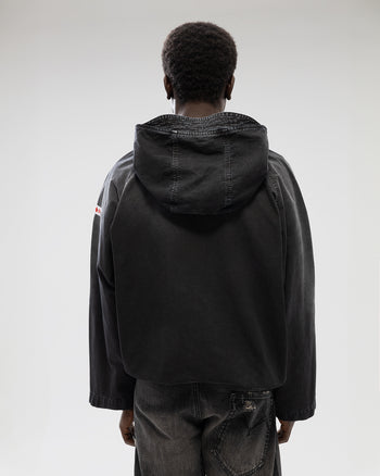 BLACK STRING ANORAK