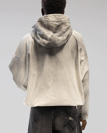WHITE STRING ANORAK