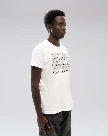 WHITE TETTE CREWNECK T-SHIRT