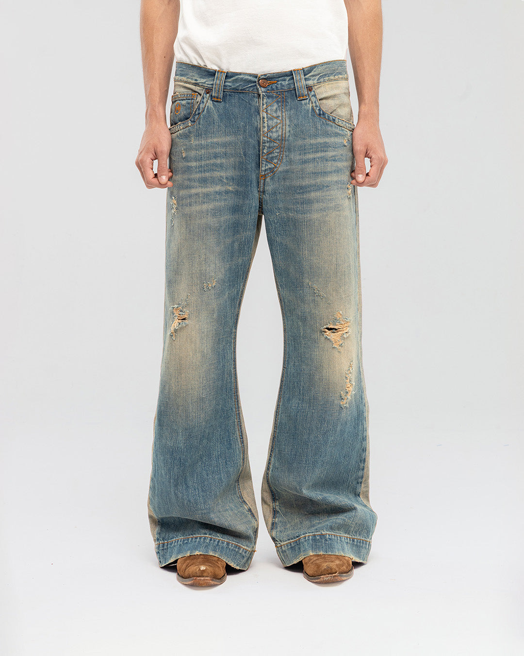 REVERSE BOOTCUT JEANS