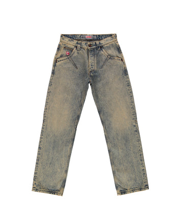 TINTED PLEATED JEANS