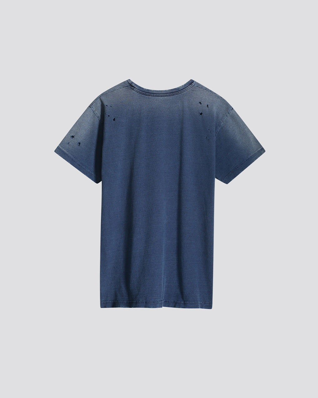 INDIGO CREWNECK T-SHIRT