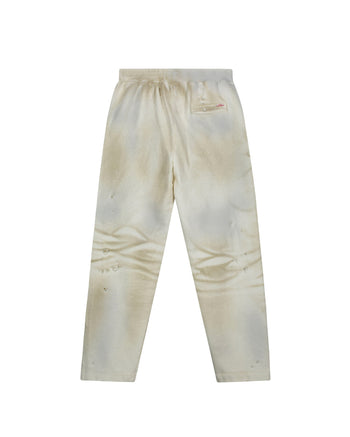 DISTRESSEED WHITE SWEATPANTS