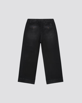 BLACK BAGGY CHINOS