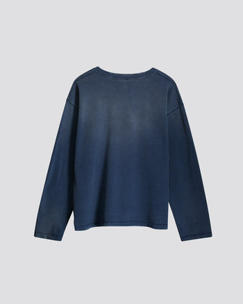INDIGO WAFFLE LONG SLEEVE