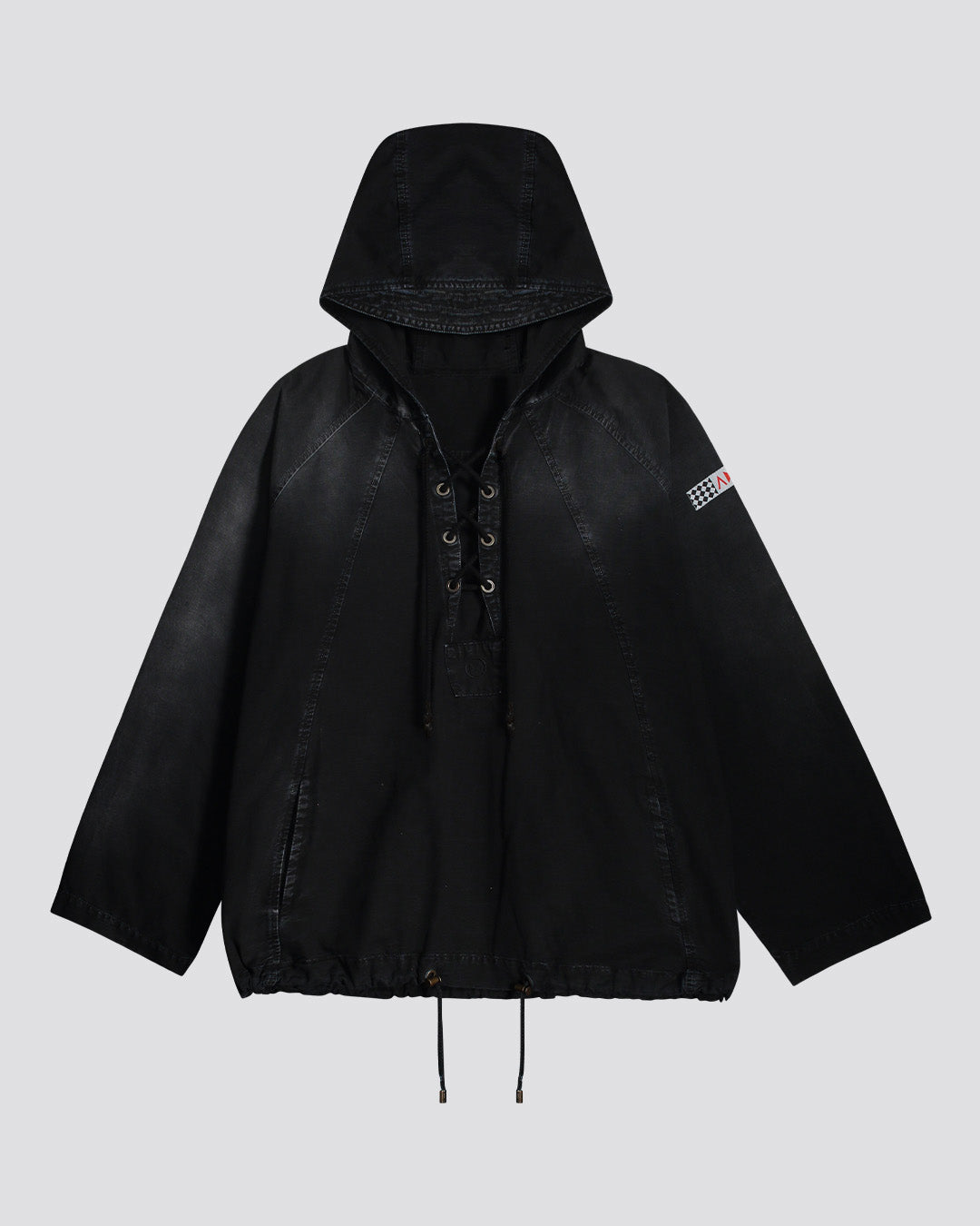 BLACK STRING ANORAK