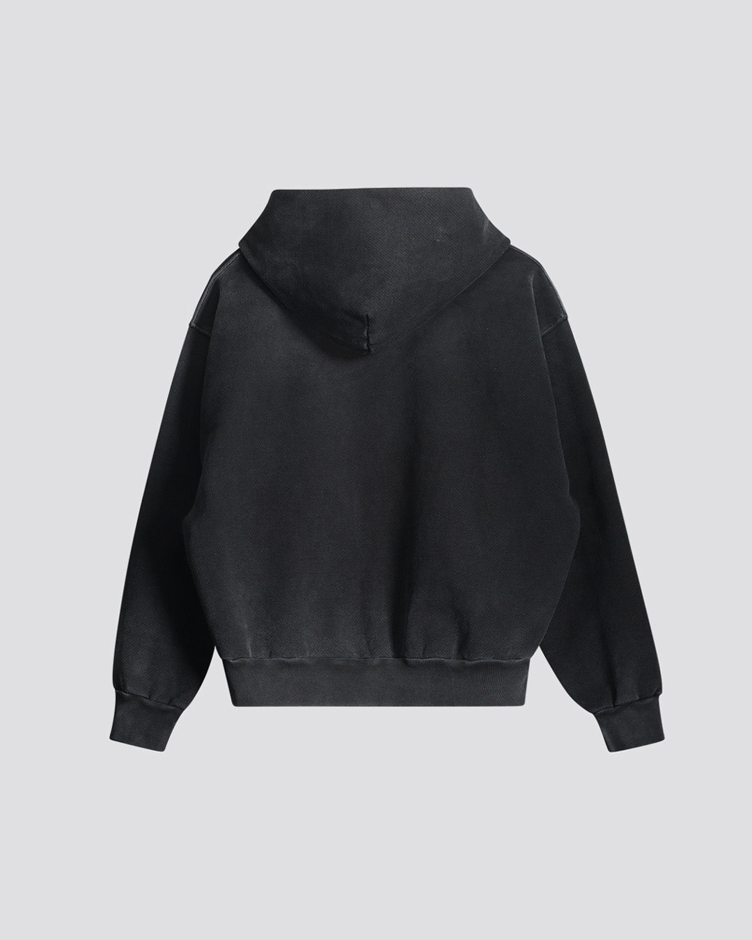 BLACK TOWEL HOODIE