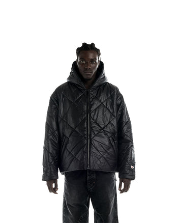 BLACK CANVAS REVERSIBLE JACKET