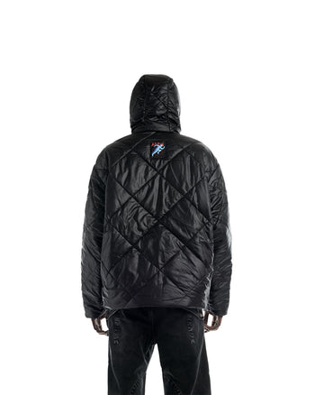 BLACK CANVAS REVERSIBLE JACKET