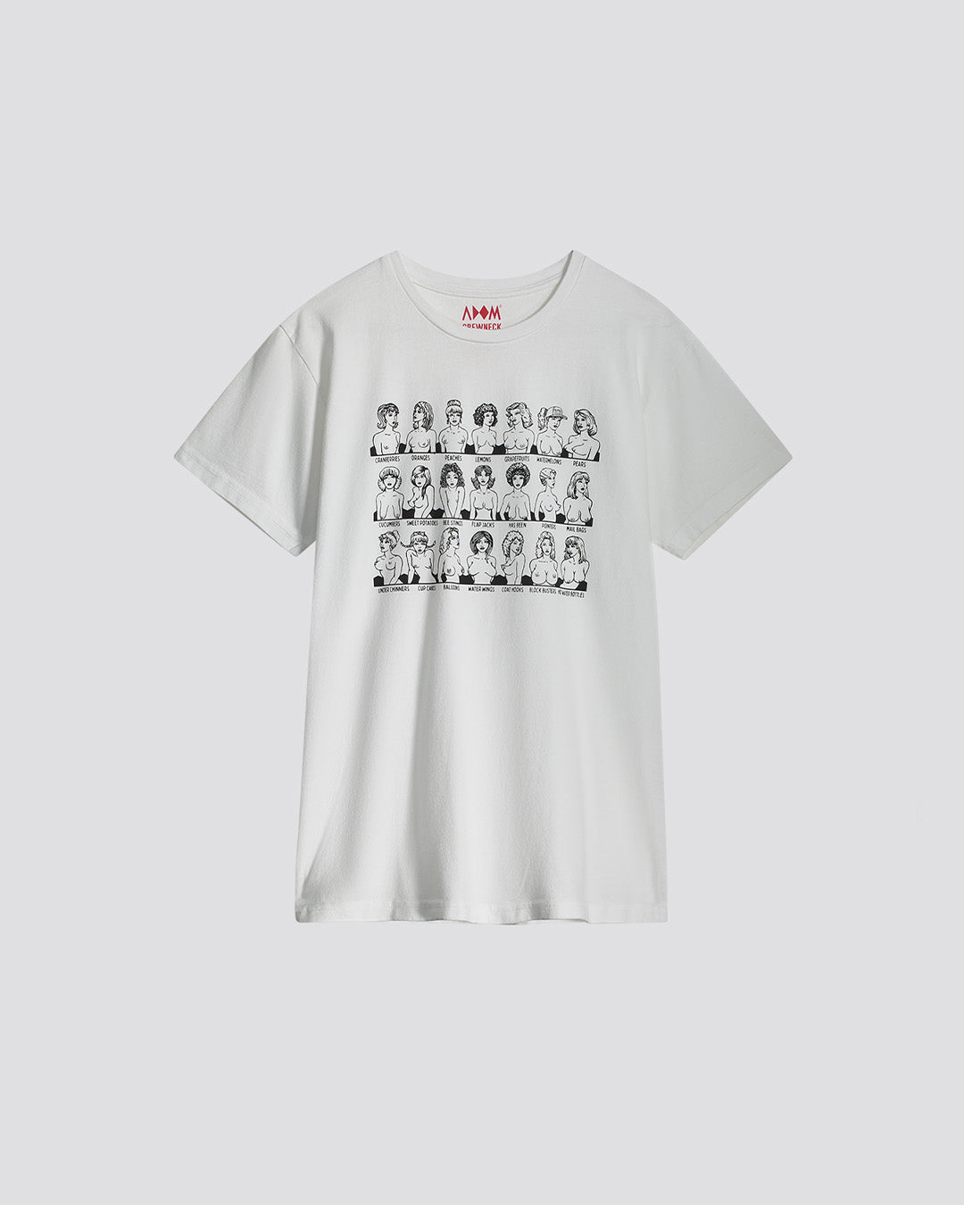 WHITE TETTE CREWNECK T-SHIRT